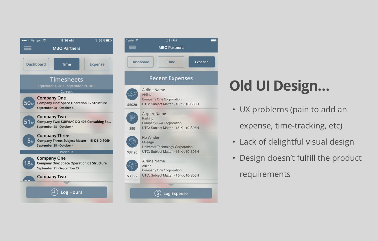 Old UI